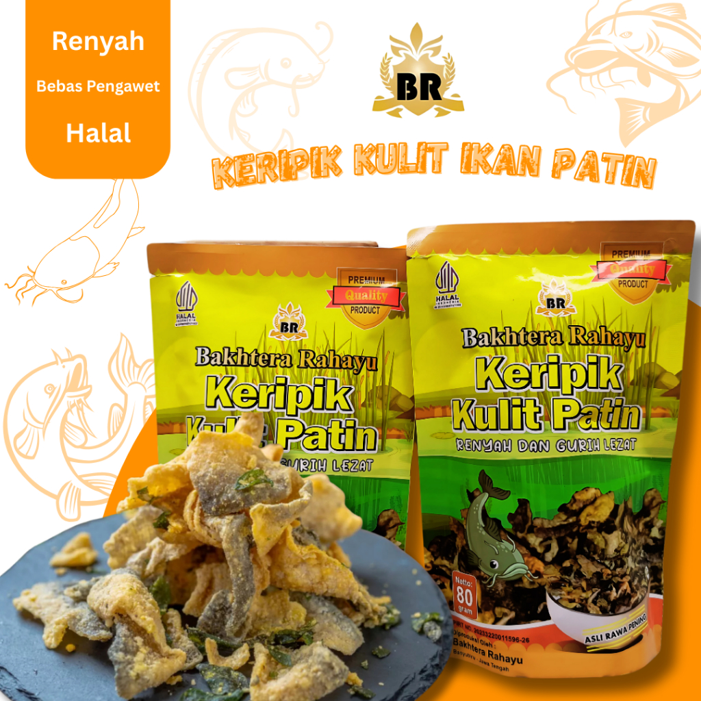 

Keripik Kulit Ikan Patin Bakhtera Rahayu Camilan Sehat Renyah, Enak & Tanpa Pengawet