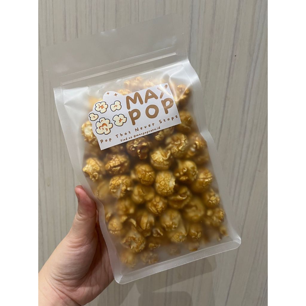 

MAXPOPCORN CREAMY CARAMEL 100 GR | Snack Manis Asin Caramel Popcorn Jagung Cemilan