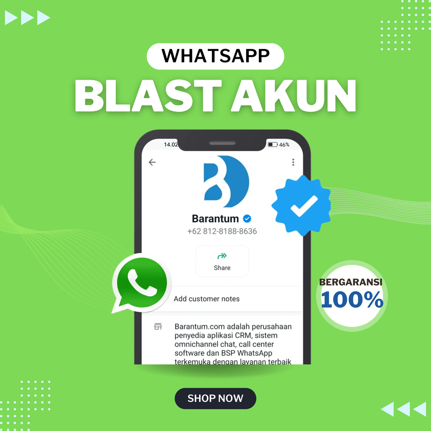 WA Whatsapp Blast akun garansi 100%