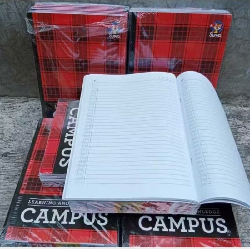 

Buku Tulis Campus 50 Lembar 10 Buku Merek SUMA Ukuran Boxy Campus Panjang