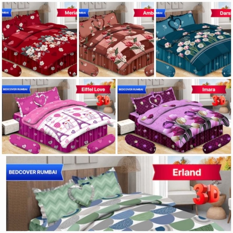 Bedcover Bonita set rumbay/rempel 180x200