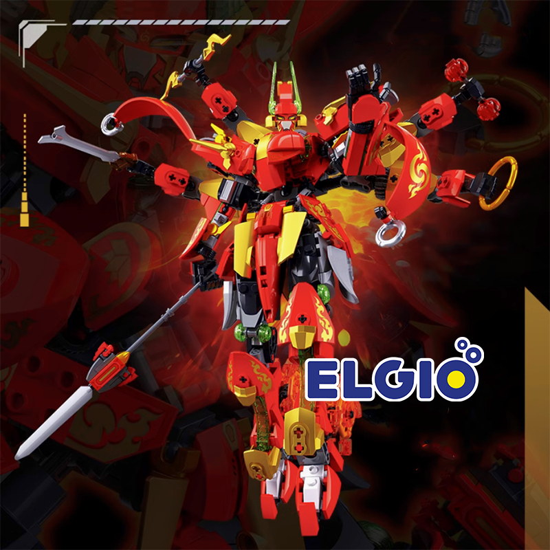 Sluban Bricks Robot Nezha Warrior Mecha B1299