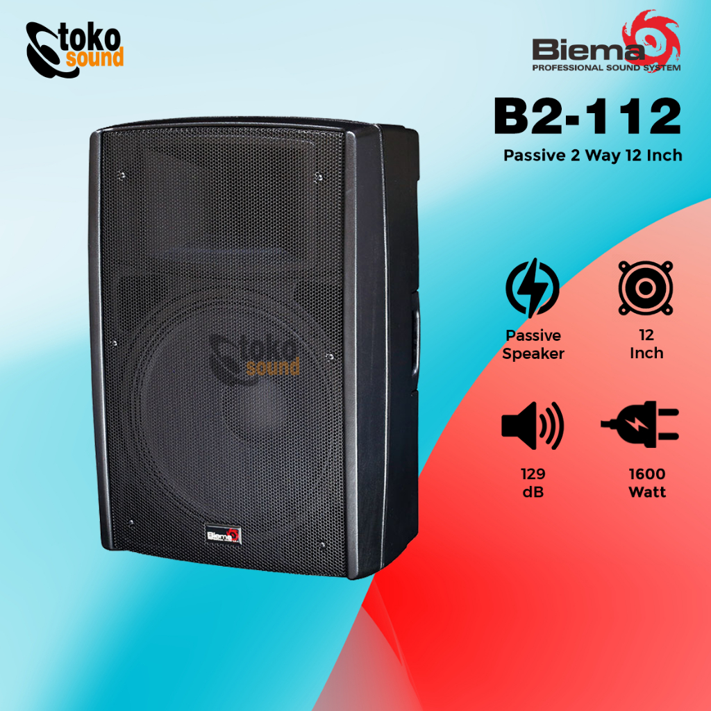 Biema B2-112 B2 112 - 12 Inch Passive Speaker