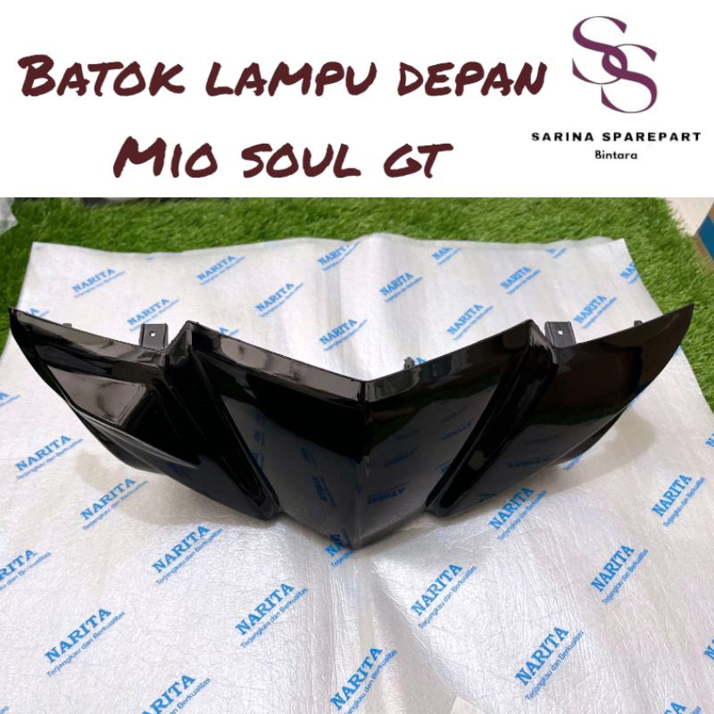 Batok Depan Soul GT Batok kepala depan Yamaha Mio Soul GT batok lampu depan Mio soul GT 115 Hitam