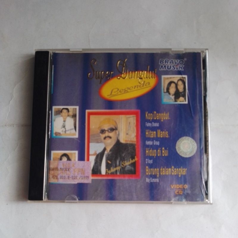 kaset vcd lagu super dangdut legenda fahmy shahab,kembar group, dlloyd,panbers