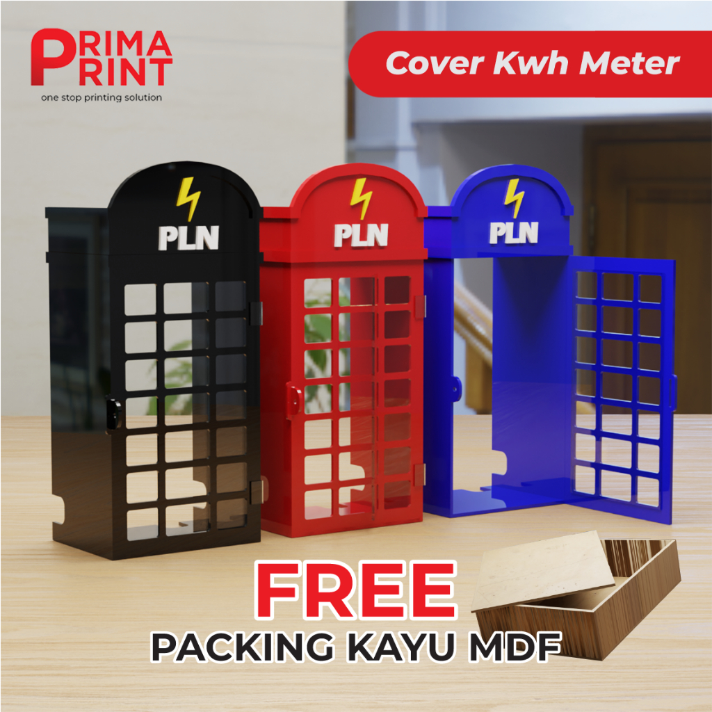 Cover KWH Meter Akrilik / Box Pelindung Meteran Listrik Token Prabayar - Box Listrik PLN Pascabayar
