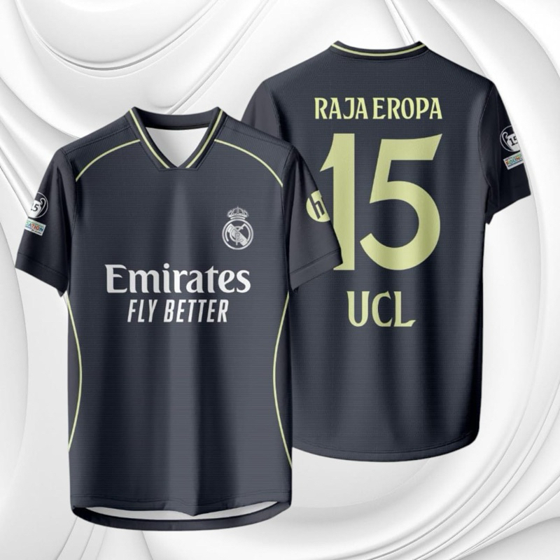 jersey real madrid away raja eropa 15 ucl