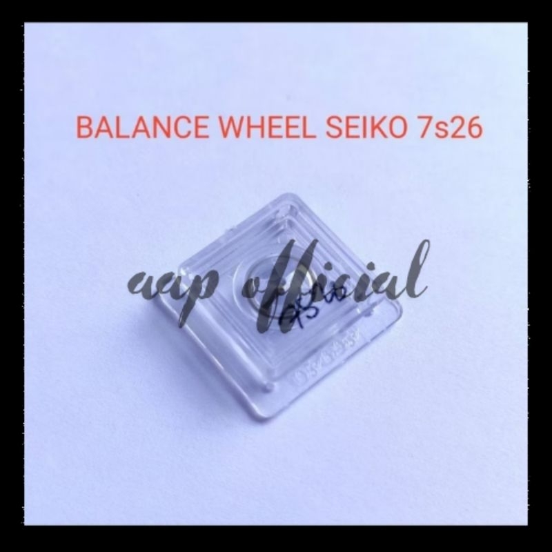 Per Rambut Jam Tangan Seiko mesin 7S26 ori Silver Balance Wheel Spring Seiko 7S26