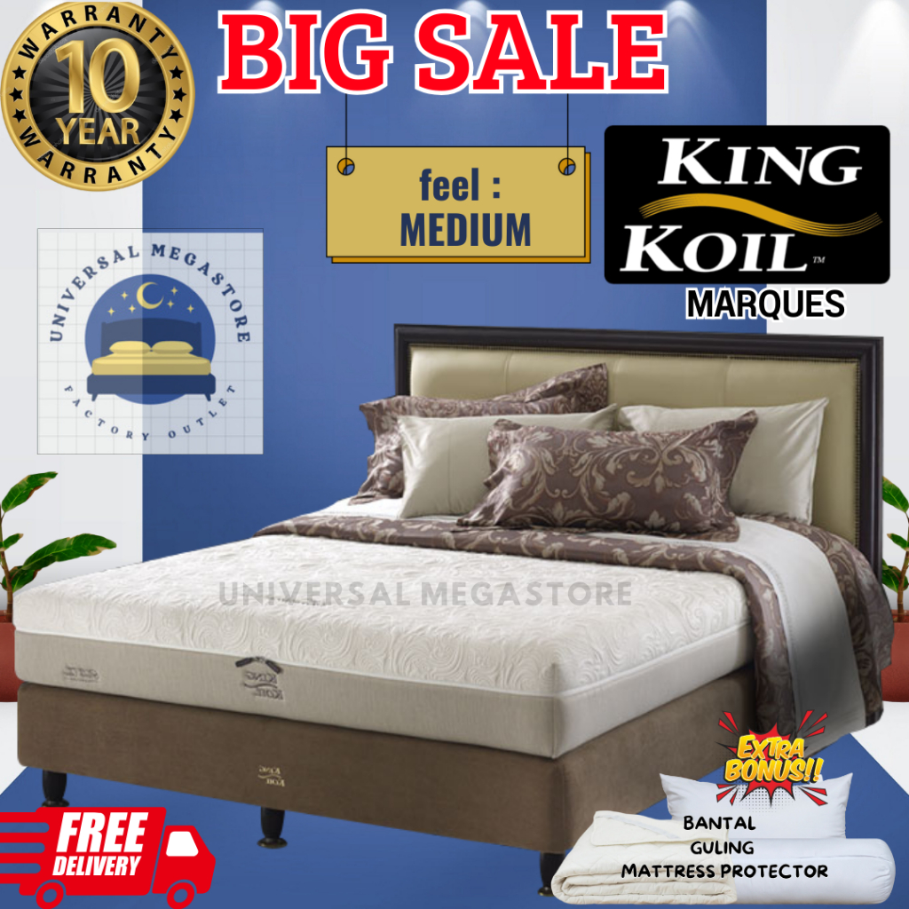 KING KOIL Kasur Springbed NEW MARQUES