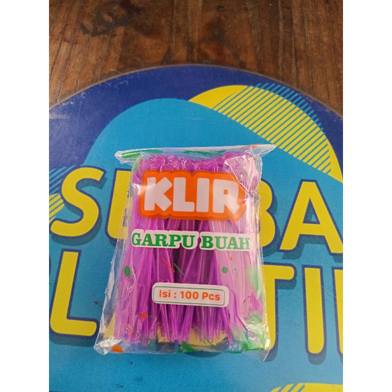 Garpu Buah Klir / Garpu Kue