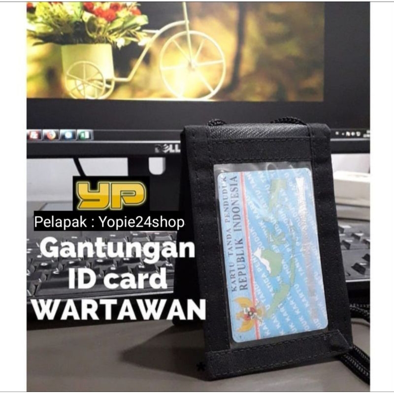 Gantungan id card wartawan pers