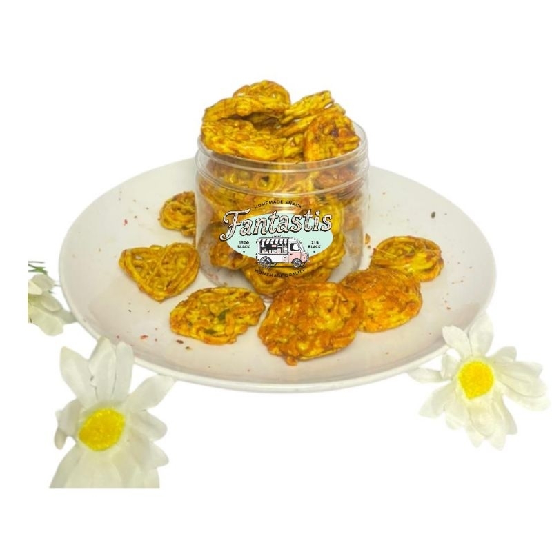 

kerupuk mie bantat pedas gurih,, seblak kerupuk mie kering