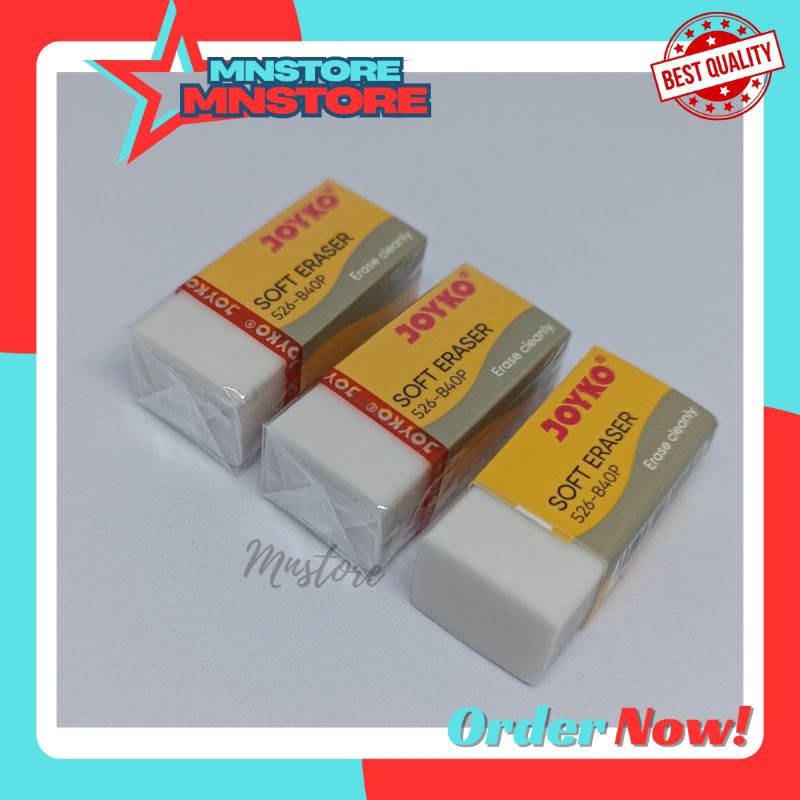 

JOYKO eraser 526-b40p penghapus pensil warna putih