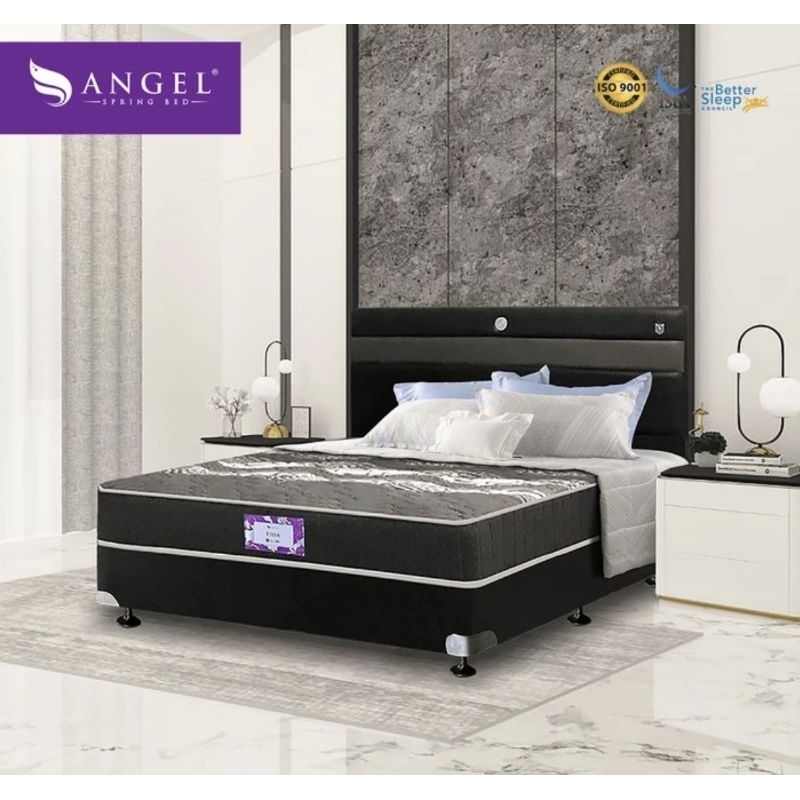 BONUS BANTAL GULING & SELIMUT  MATRAS SPRINGBED ANGEL FIDA 180 X 200 X 25 CM | KASUR SPRINGBED ANGEL