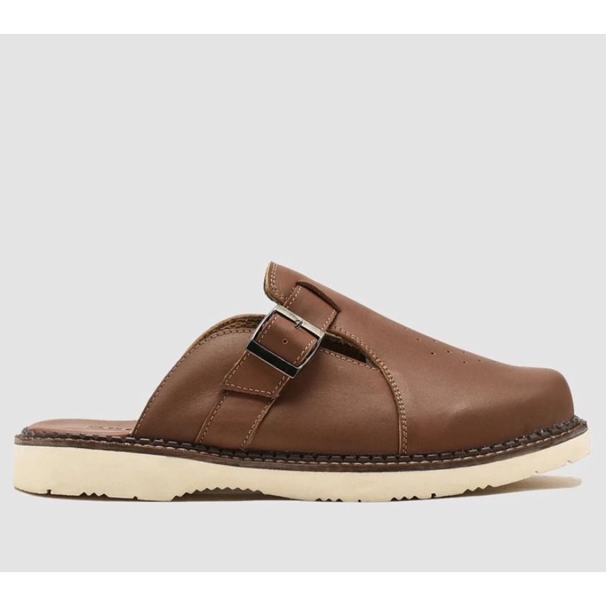 Brodo Alor Sandal Kulit Premium Choco Tan