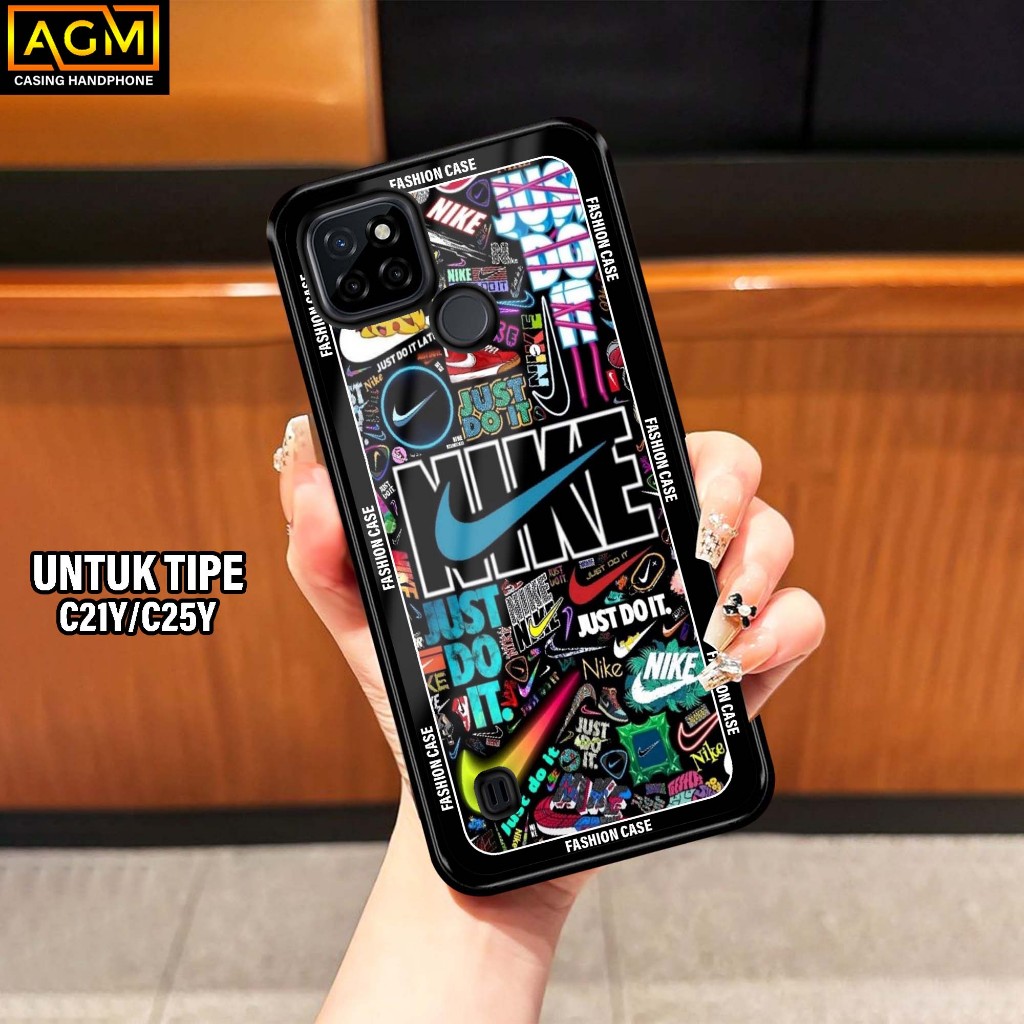 Case Realme C21Y/C25Y Terbaru Case kilau - New Case Glossy casing Hp Realme C25Y/ C21Y [Motif sport]