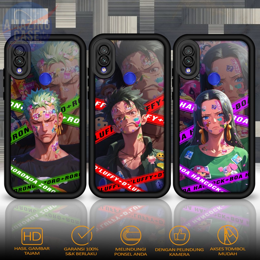 Softcase Glass kaca For REDMI NOTE 7 NOTE 7 PRO ONEPC Casing Handphone Case Hp Procamera