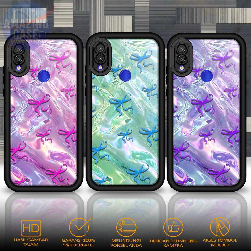 Softcase Glass kaca For REDMI NOTE 7 NOTE 7 PRO PITA Casing Handphone Case Hp Procamera