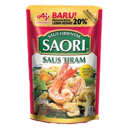 

SAORI TIRAM POUCH Kemasan Reffil 500ml