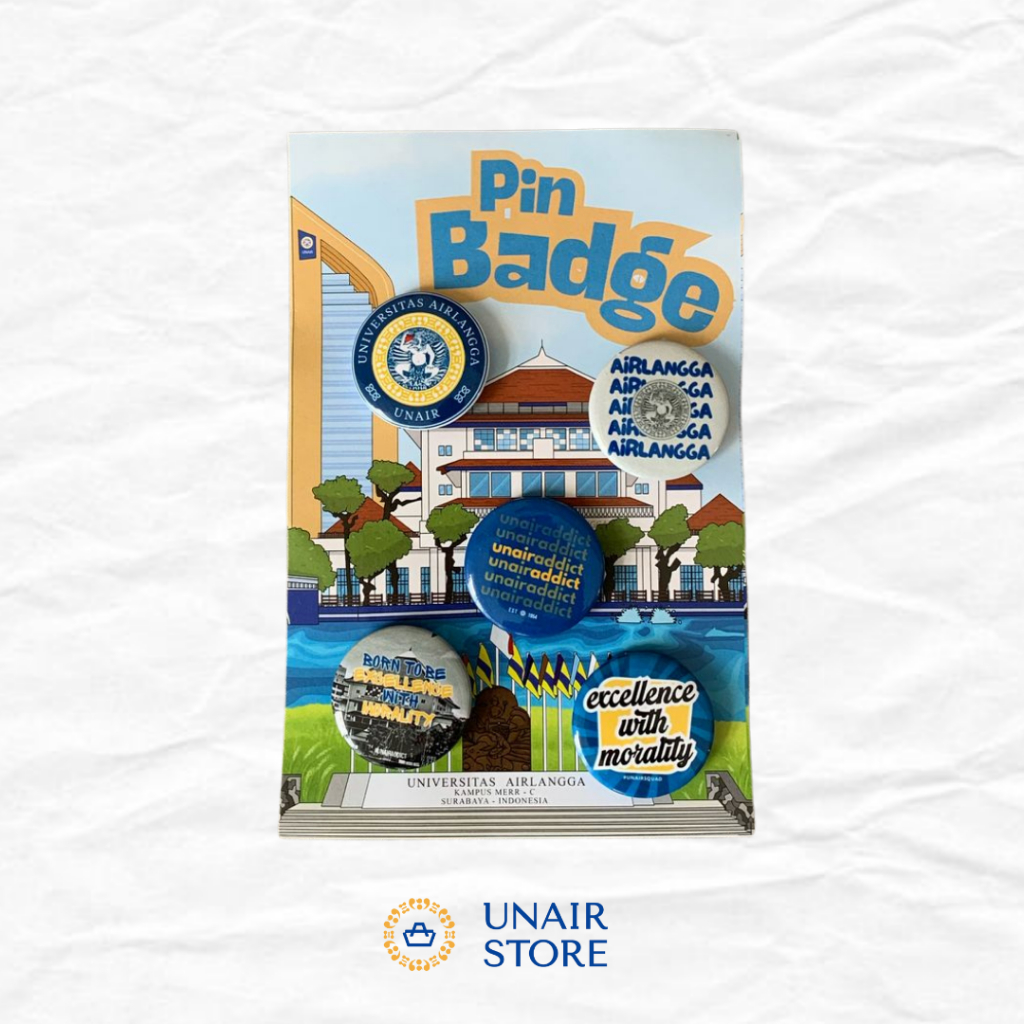 Pin Badge Character Universitas Airlangga | UNAIR Store