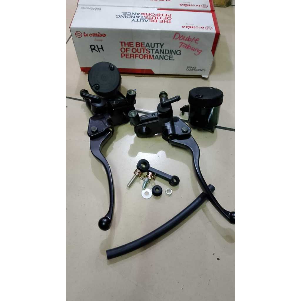 MURAH MASTER REM DOUBLE TABUNG master rem handle  radial kana kiri double tabung master rem brembo d