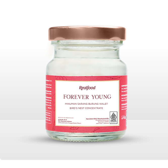 

Realfood Forever Young Sarang Burung Walet - isi 6 JAR