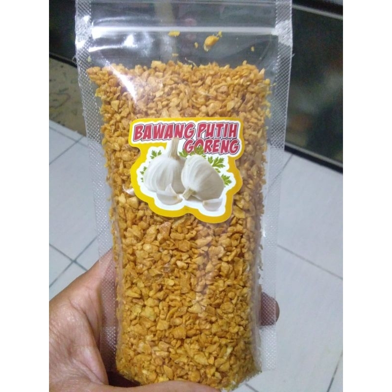 

Bawang Putih Cincang Goreng Asli Original 50gr