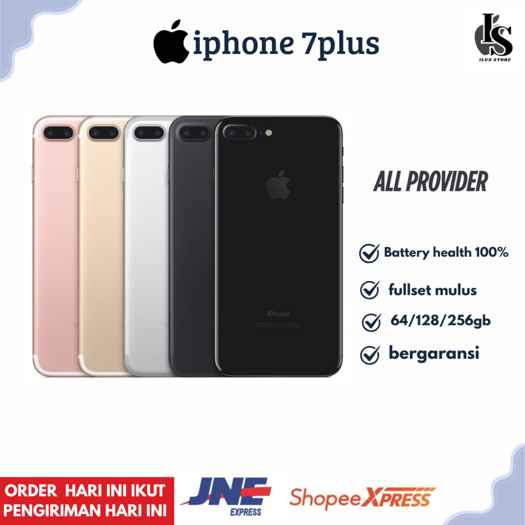 iphone 7 plus 256gb/128gb/32gb original  all function good fullset mulus