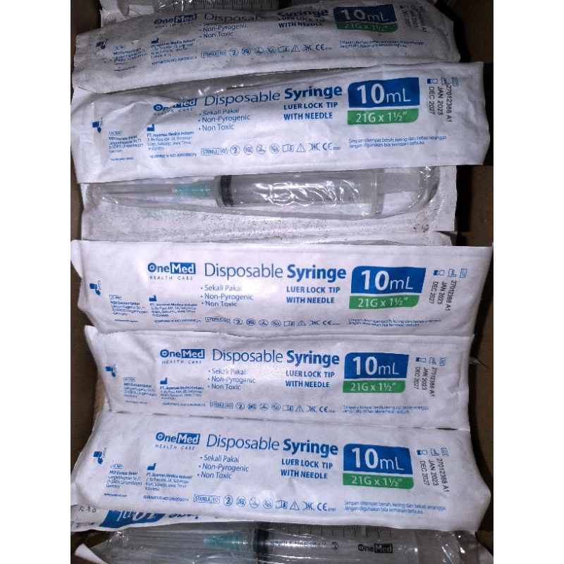 spuit syringe 10 ml onemed
