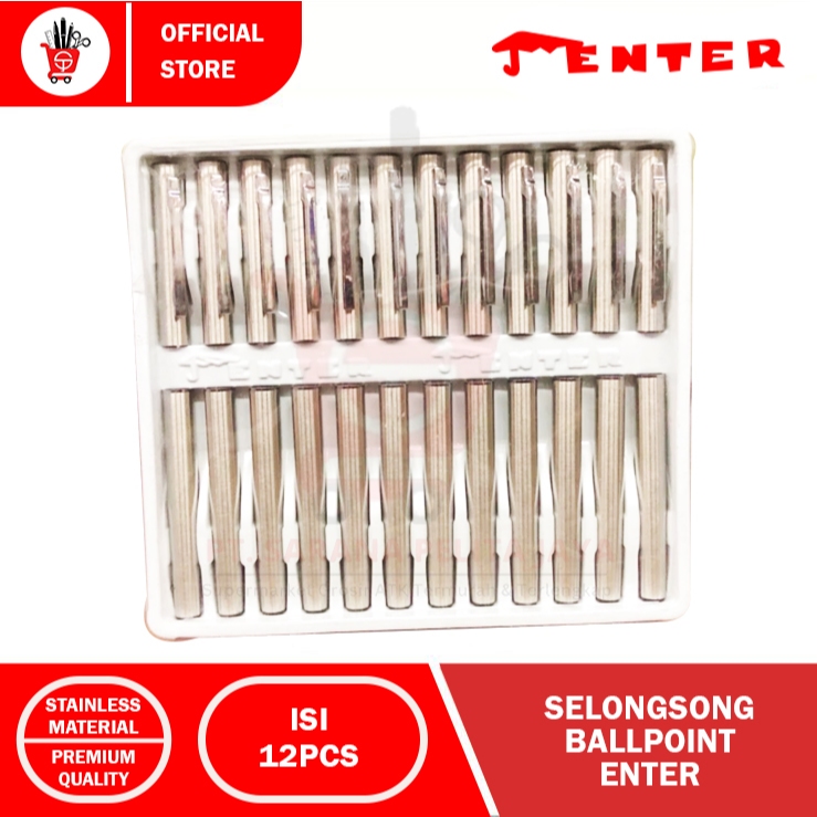 

Tempat | Selongsong | Wadah BallPoint Pentel Merek ENTER (12PCS)
