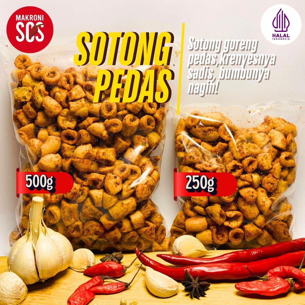 250GR 1/4KG Sotong Goreng Pedes Jeruk Snack Food Sotong