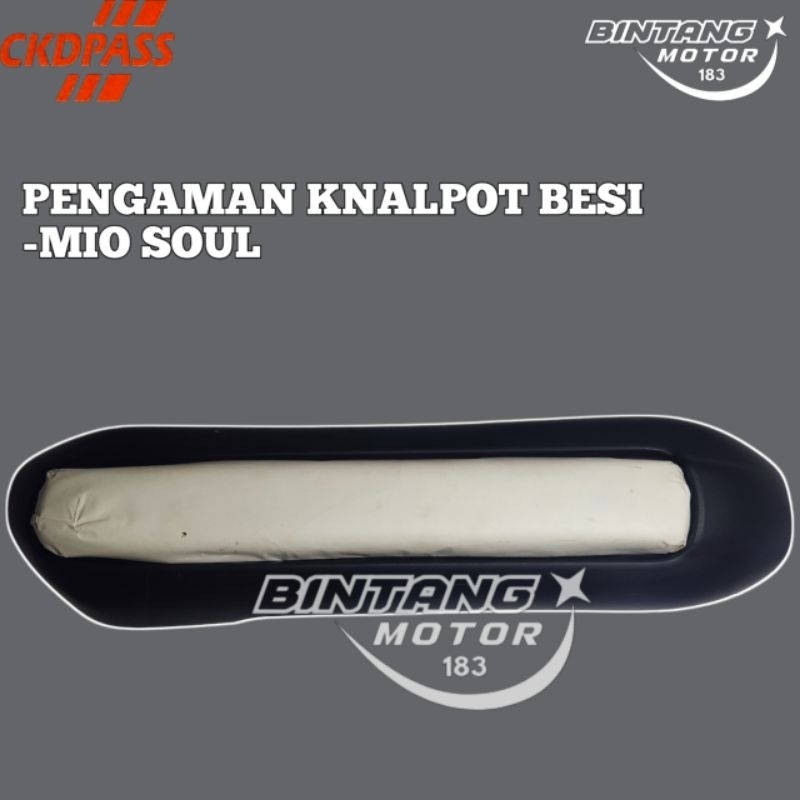 Pengaman Knalpot Tutup Knalpot Besi Mio Soul CKDPASS