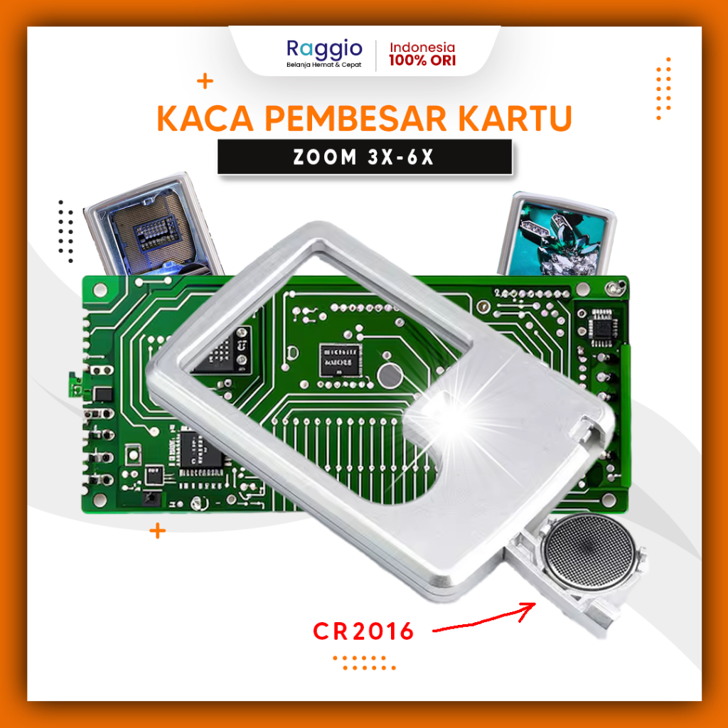 

Kaca Pembesar Mini LED 3X 6X – Lensa Portabel Baca Tulisan Kecil | Cocok Orang Tua
