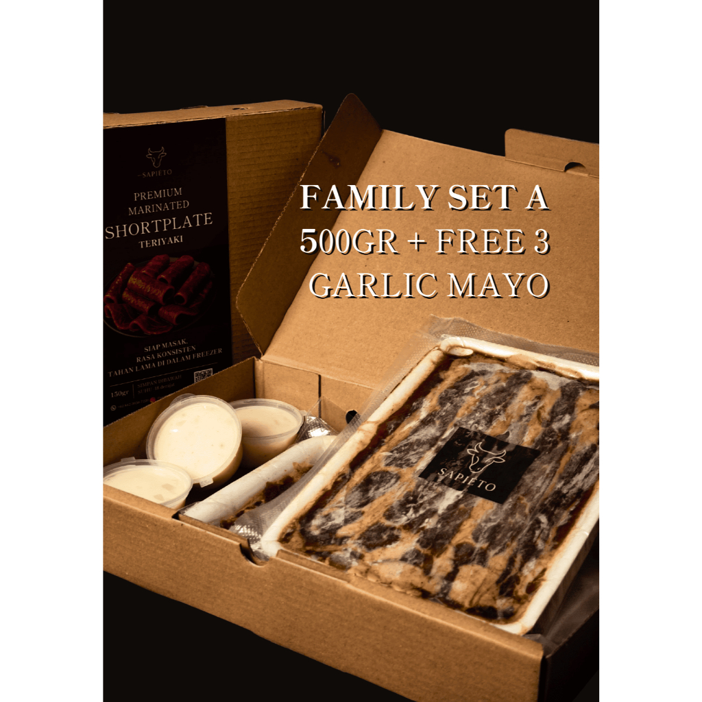 

Frozen Daging Sapi Teriyaki 250gr x 2 – Family Set | Daging Marinasi Siap Masak Sapieto