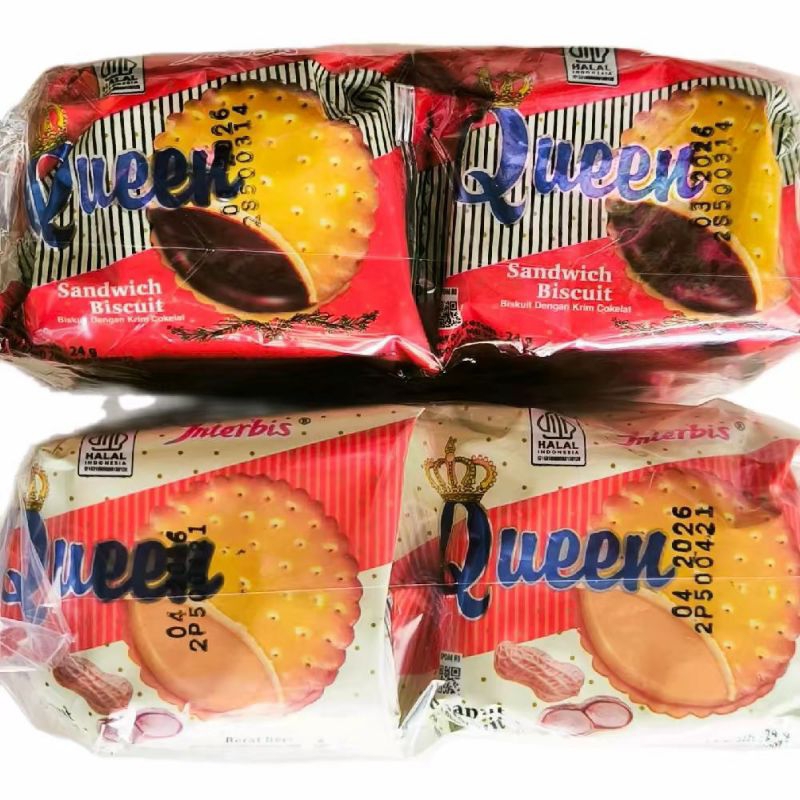 

interbis queen coklat atau kacang isi 10 pcs