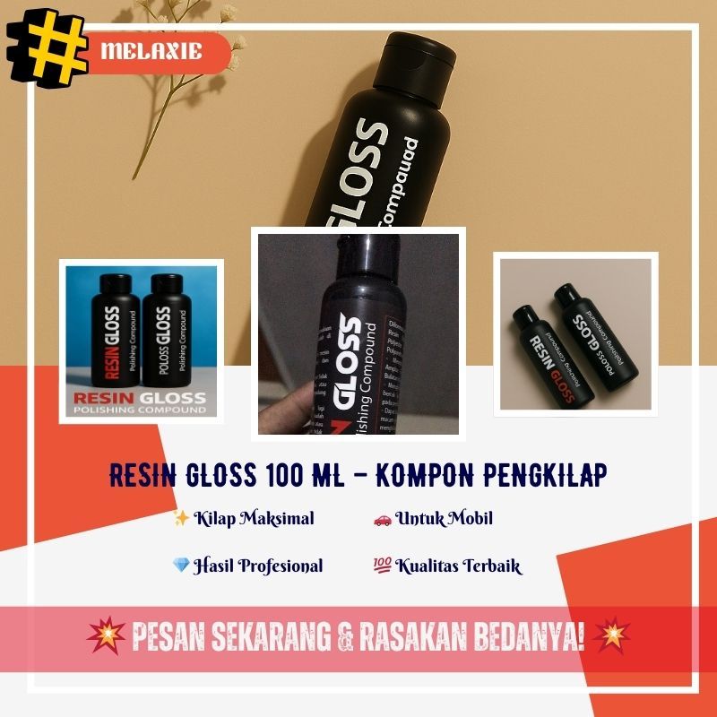 Resin Poles 100 ml – Obat Pengkilap Kompon Mobil