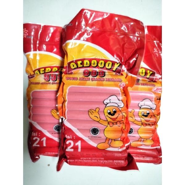 

GEBOOOY Basis 999 Merah/Putih 420 Gram isi 21 Pcs
