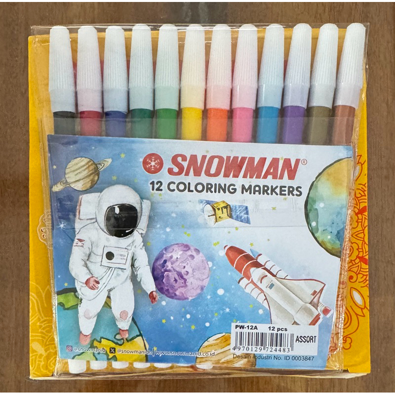 

Spidol 12 Warna Snowman
