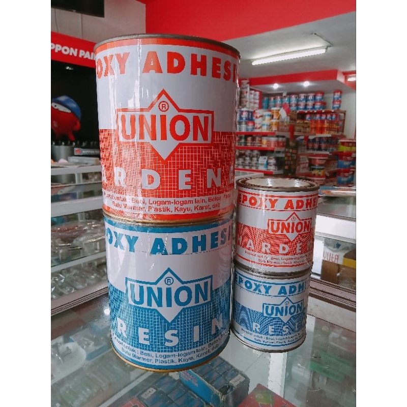 LEM EPOXY UNION 2 komponen 1kg & 0,2kg