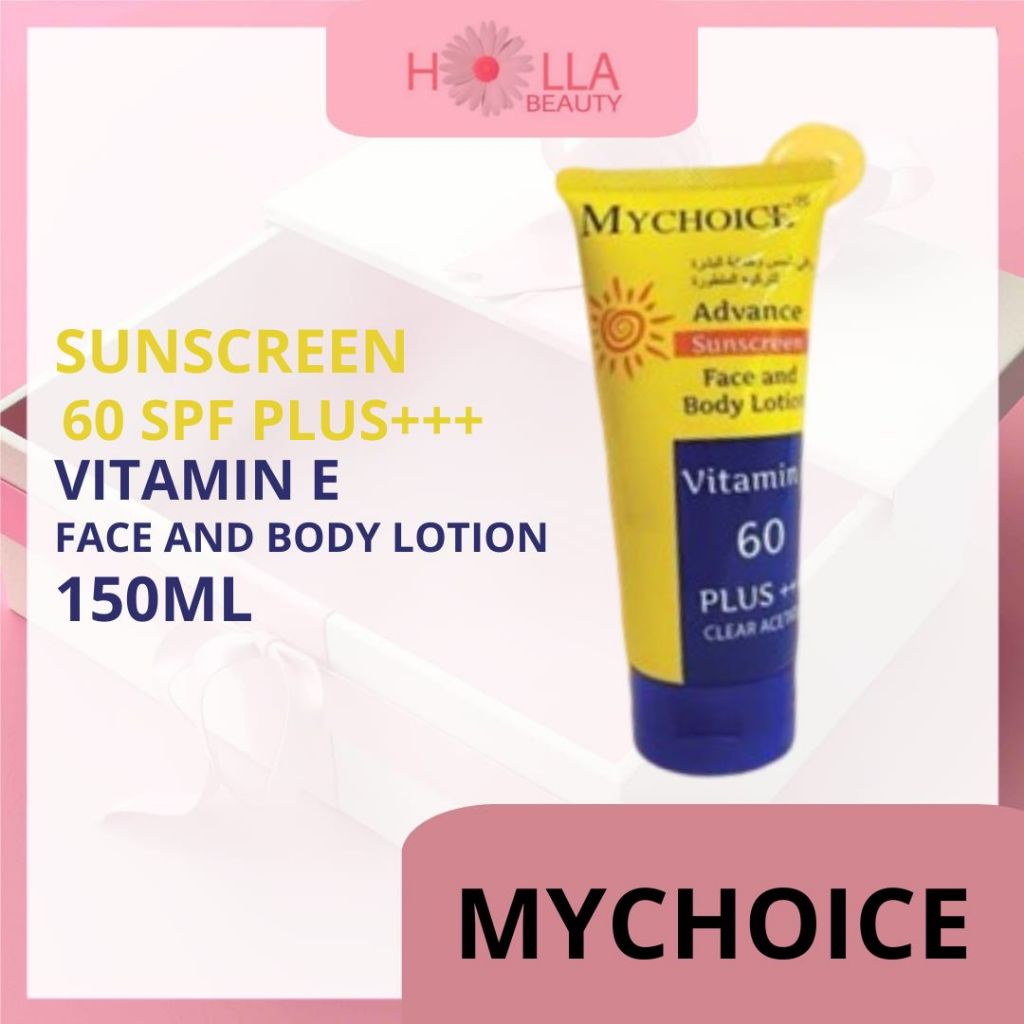 MYCHOICE ADVANCE SUNSCREEN FACE AND BODY LOTION SPF60 PLUS+++