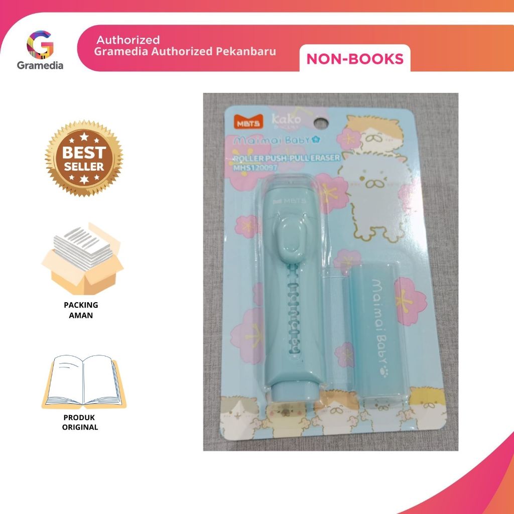 

Gramedia Pekanbaru - KAKO MAIMAI BABY ROLLER PUSH-PULL ERASER /12 MHS120097