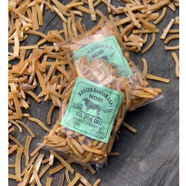 

Krupuk Rambak stik mie 500g Asli kulit sapi 100% Murni HALAL
