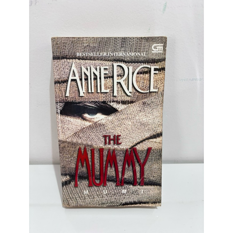 Anne Rice - The Mummy novel buku horror