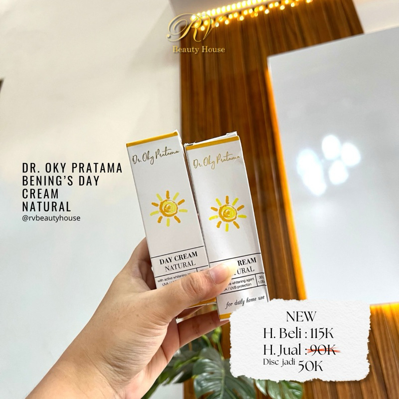 Dr. Oky Pratama Bening's Day Cream (Natural)