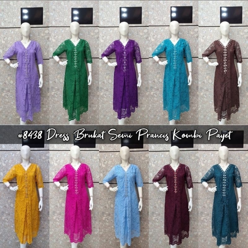 DRESS PESTA ELGHANA BAJU NATAL 8438