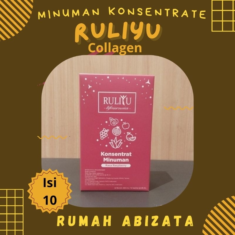 RULIYU Konsentrat Minuman Sehat Rasa Raspberry