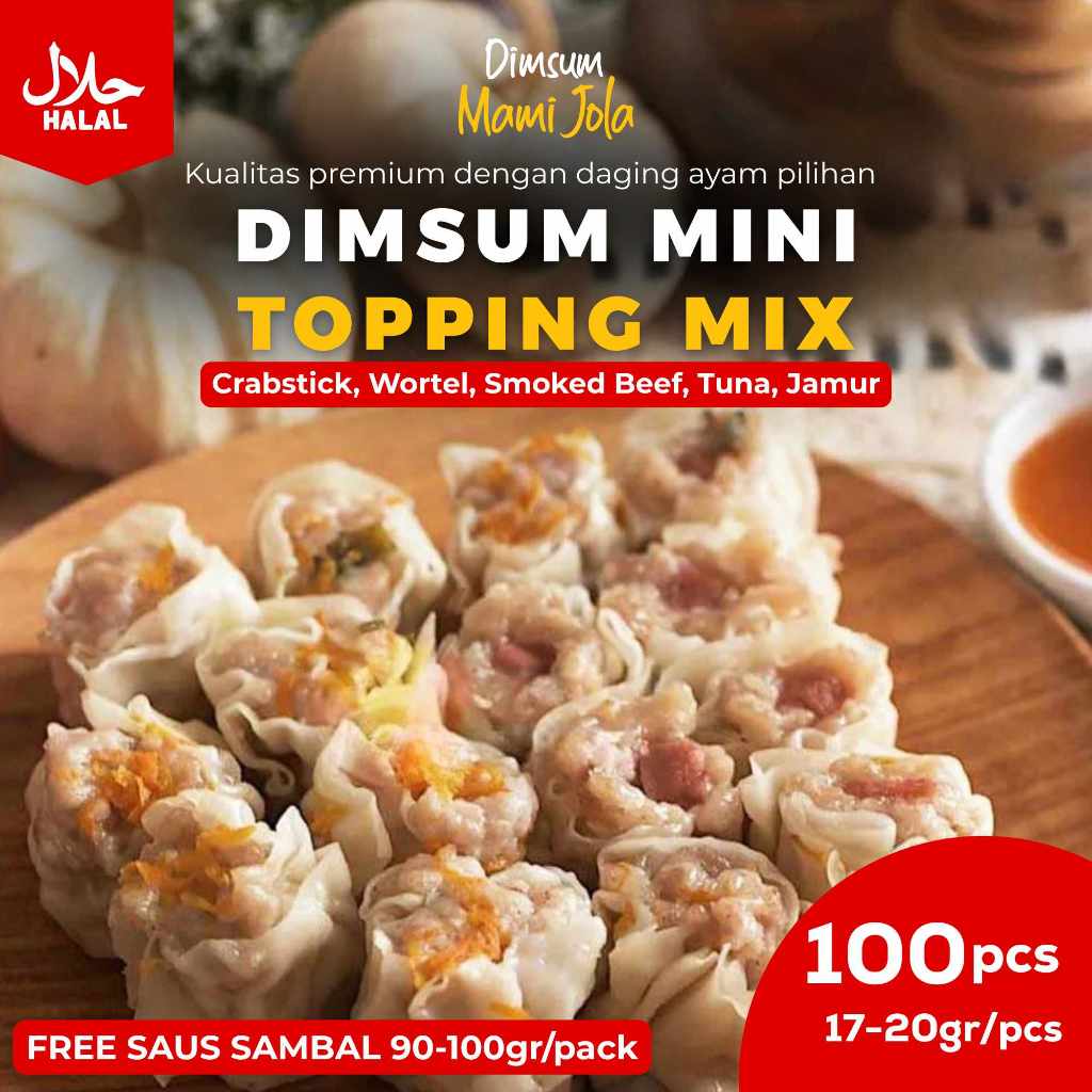 

@Palmerah Dimsum Mini isi 100 pcs (Frozen) FREE SAOS SAMBAL