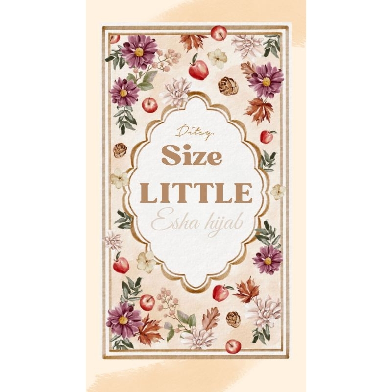 GAMIS ANAK LITTLE DITSY edisi Terbaru SEPTEMBER 2025