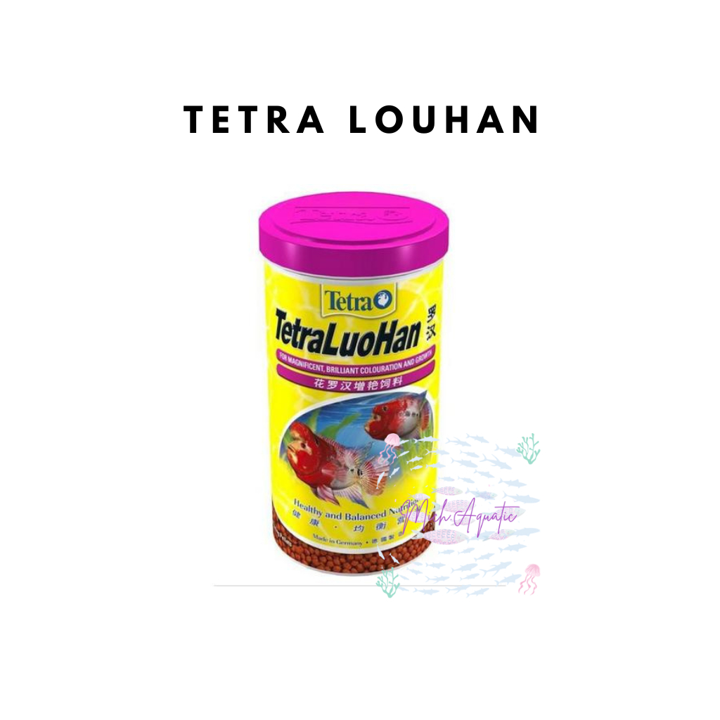 TETRA LOUHAN 86 GRAM 250 ML / TETRA LUOHAN PAKAN PELET IKAN LOUHAN