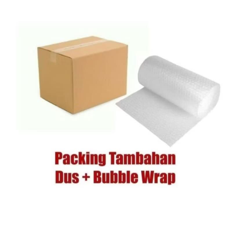 

⭐⭐⭐⭐⭐paking extra!! dus tambahan + bubble wrap
